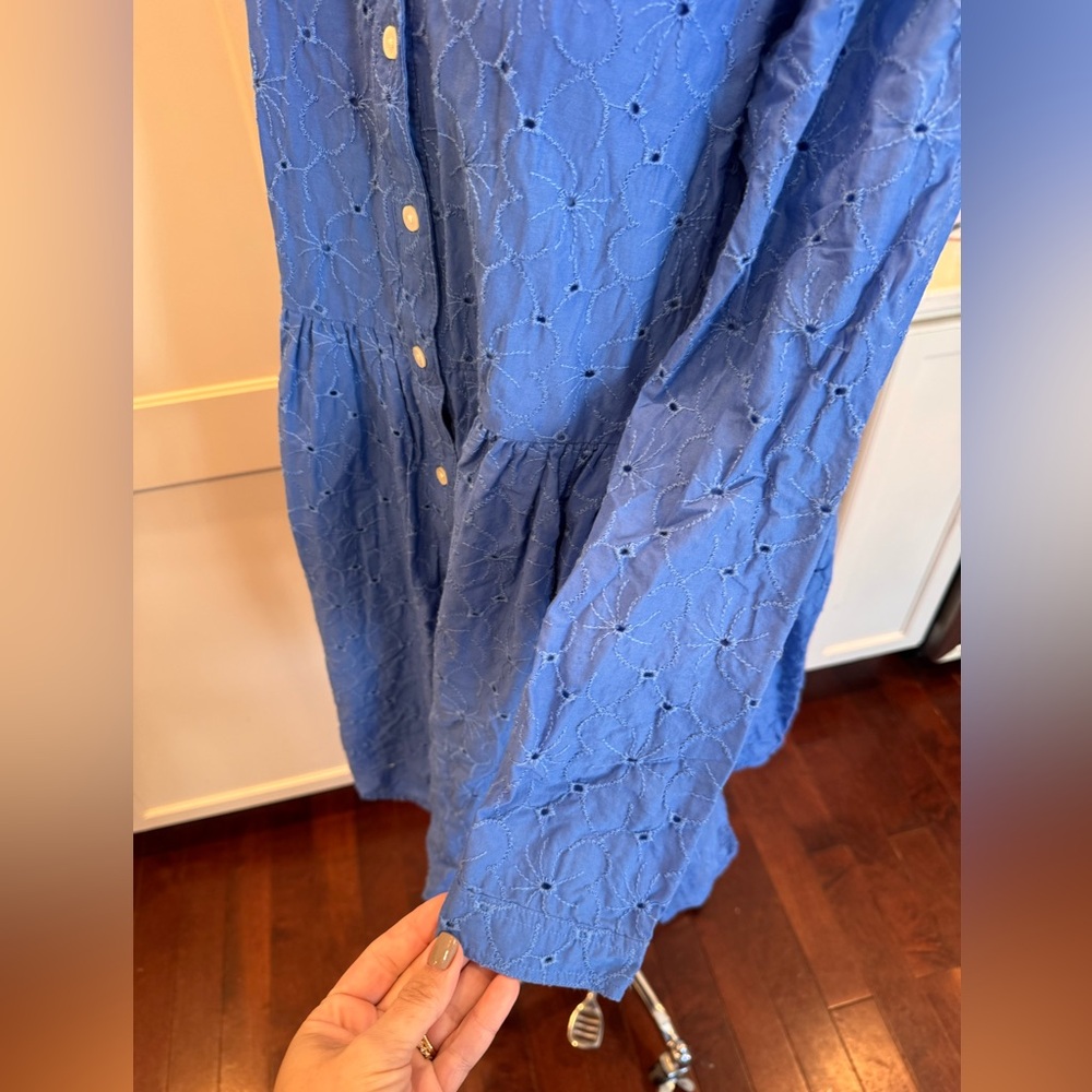 Jcrew Blue Women's Dress - Picture 3 of 5